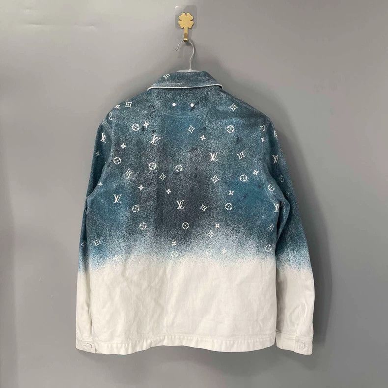 Louis Vuitton Louis Vuitton Blue Starry Denim Jacket Size US S / EU 44-46 / 1 - 2 Thumbnail