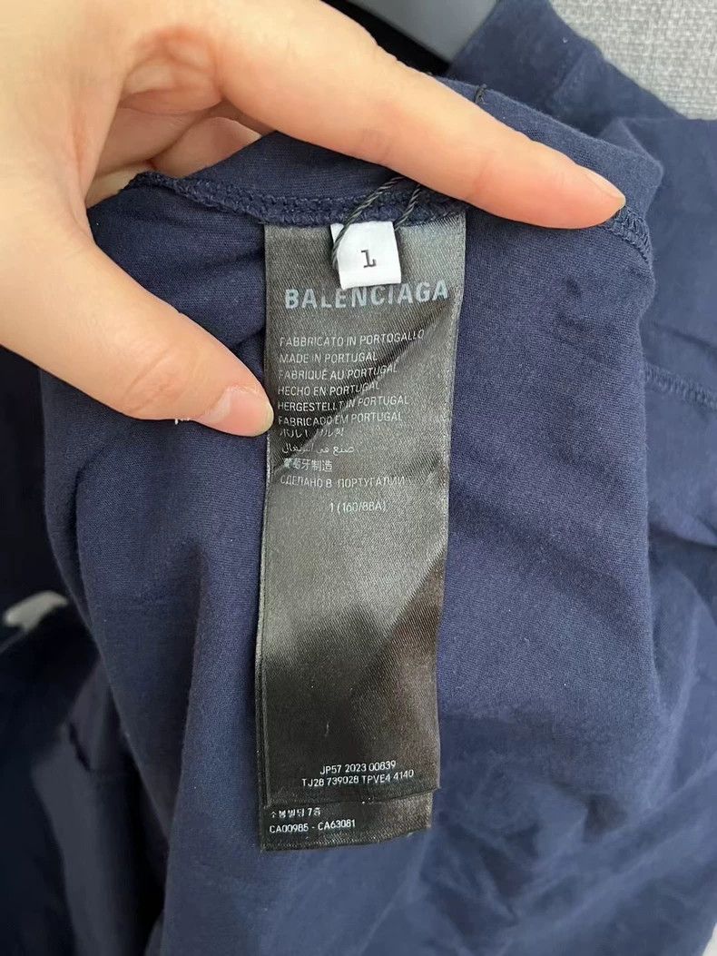 Balenciaga Balenciaga Be Nice Short Sleeve T-Shirt Size US L / EU 52-54 / 3 - 3 Thumbnail