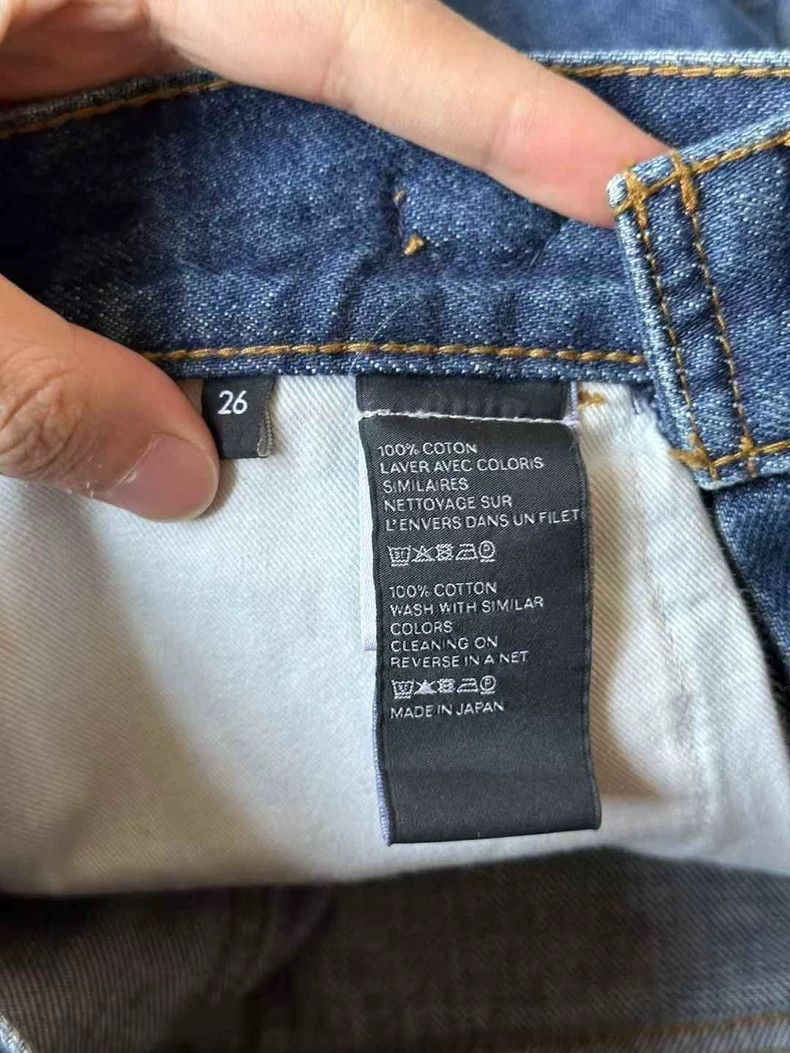 Celine Celine Chain Detail Denim Pants Size 26 Size US 26 / EU 42 - 4 Thumbnail