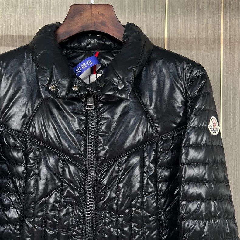 Moncler Moncler Black Embroidered Logo Down Jacket Size US XS / EU 42 / 0 - 3 Thumbnail