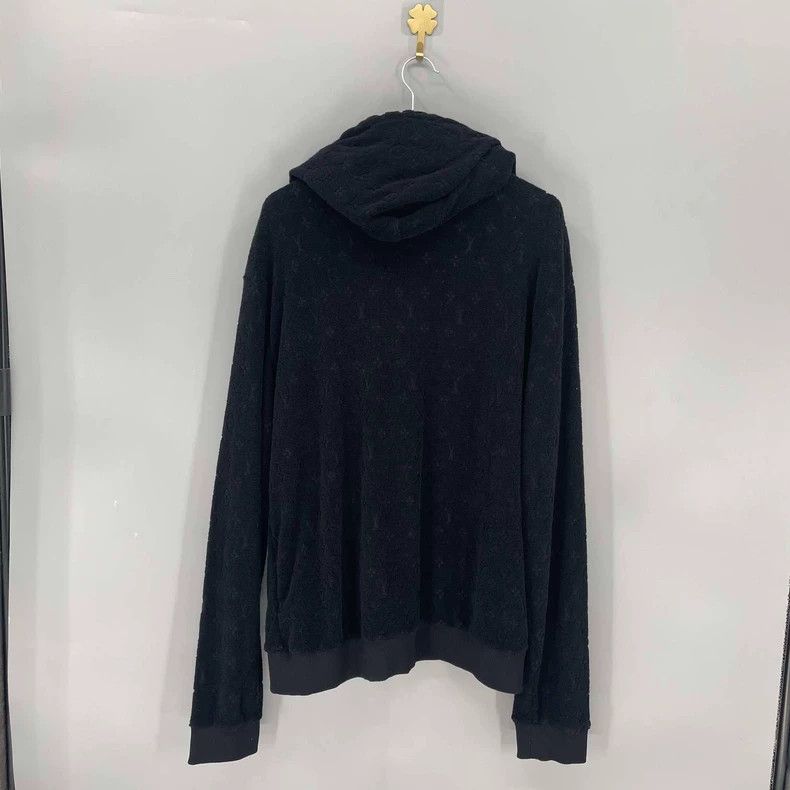 Louis Vuitton Louis Vuitton Black Zip-Up Towel Jacket Size US XL / EU 56 / 4 - 2 Thumbnail