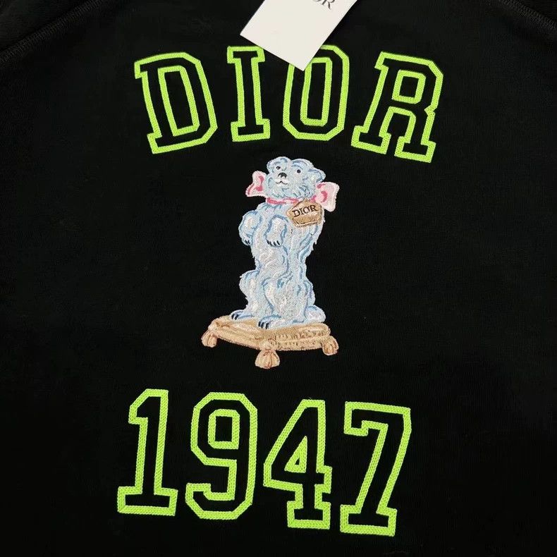Dior Dior Embroidered Sweatshirt with Dog Design Size US L / EU 52-54 / 3 - 3 Thumbnail