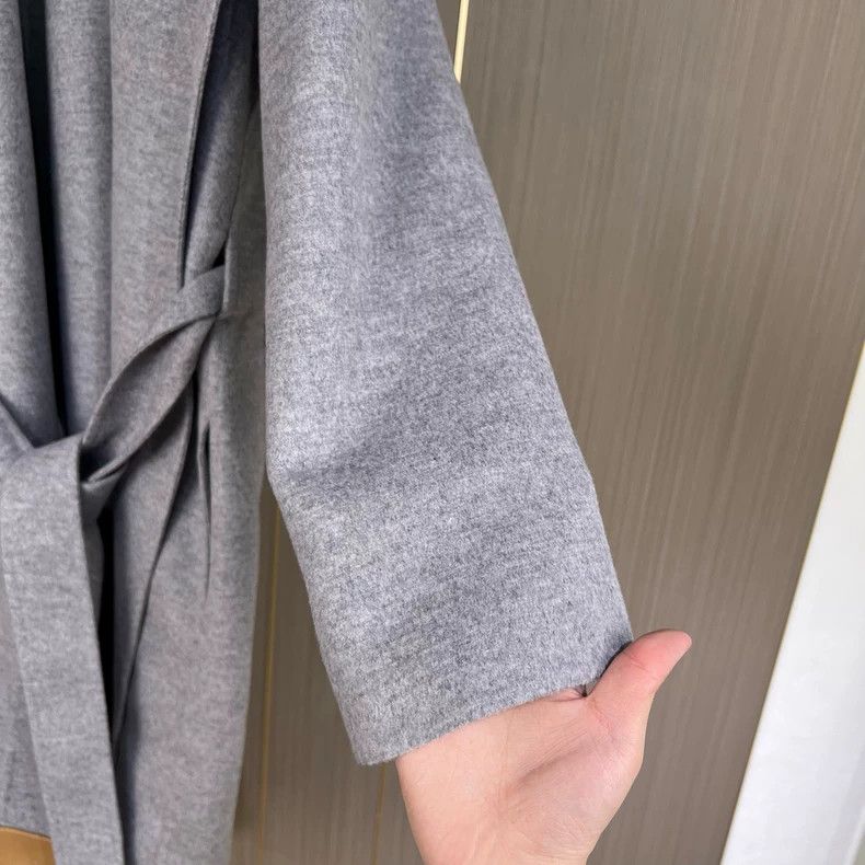 Loewe Loewe Gray Cashmere Coat with Belt Size US M / EU 48-50 / 2 - 6 Thumbnail