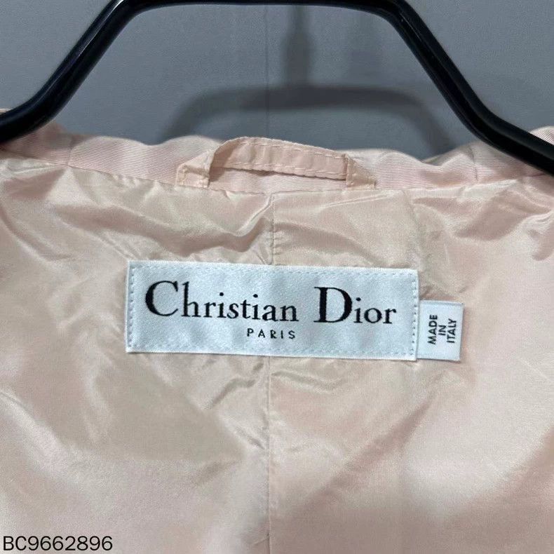 Dior Long Pink Belted Hooded Windbreaker Coat Size US S / EU 44-46 / 1 - 4 Thumbnail