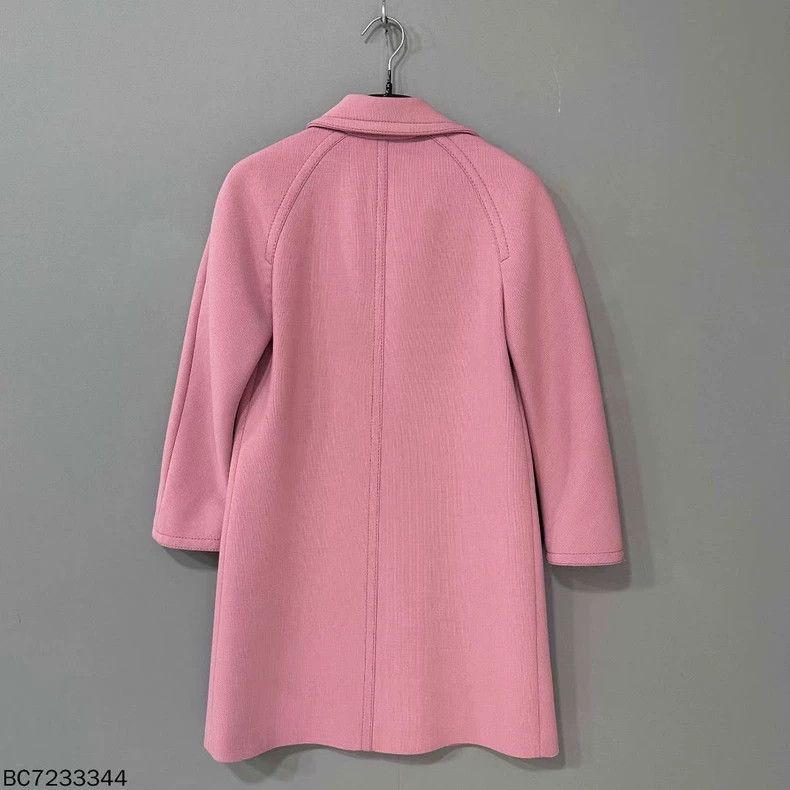 Gucci Pink Pearl Button Coat by Gucci Size US S / EU 44-46 / 1 - 3 Thumbnail