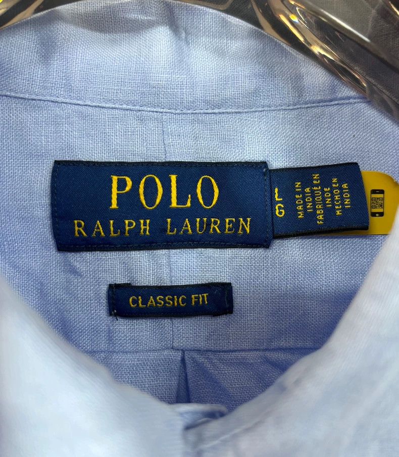 Ralph Lauren Light Blue Linen Ralph Lauren Shirt Size US L / EU 52-54 / 3 - 6 Thumbnail