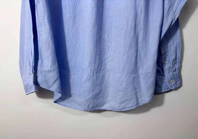Ralph Lauren Light Blue Linen Ralph Lauren Shirt Size US L / EU 52-54 / 3 - 4 Thumbnail