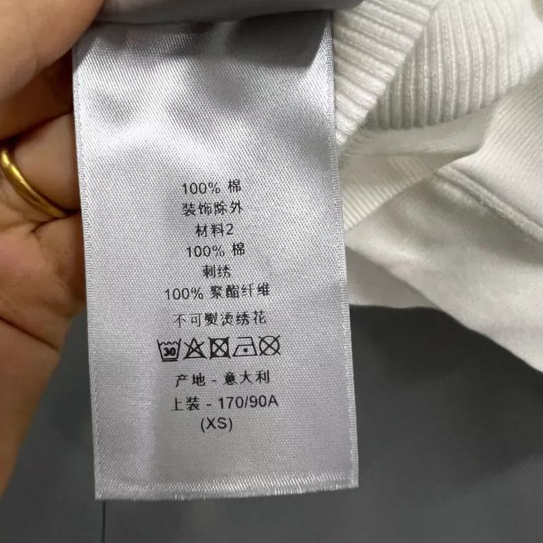 Dior Dior x Stussy White Logo Embroidered Hoodie Size US XS / EU 42 / 0 - 6 Thumbnail