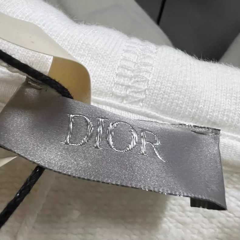 Dior Dior x Stussy White Logo Embroidered Hoodie Size US XS / EU 42 / 0 - 5 Thumbnail