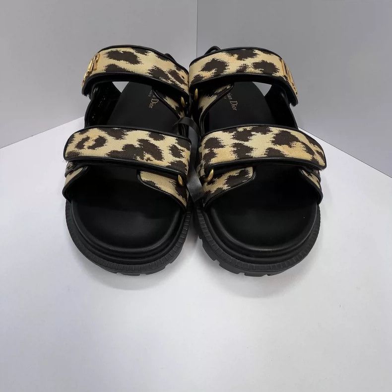 Dior Dior Leopard Print Slides Size 39 Size US 9 / EU 42 - 5 Thumbnail