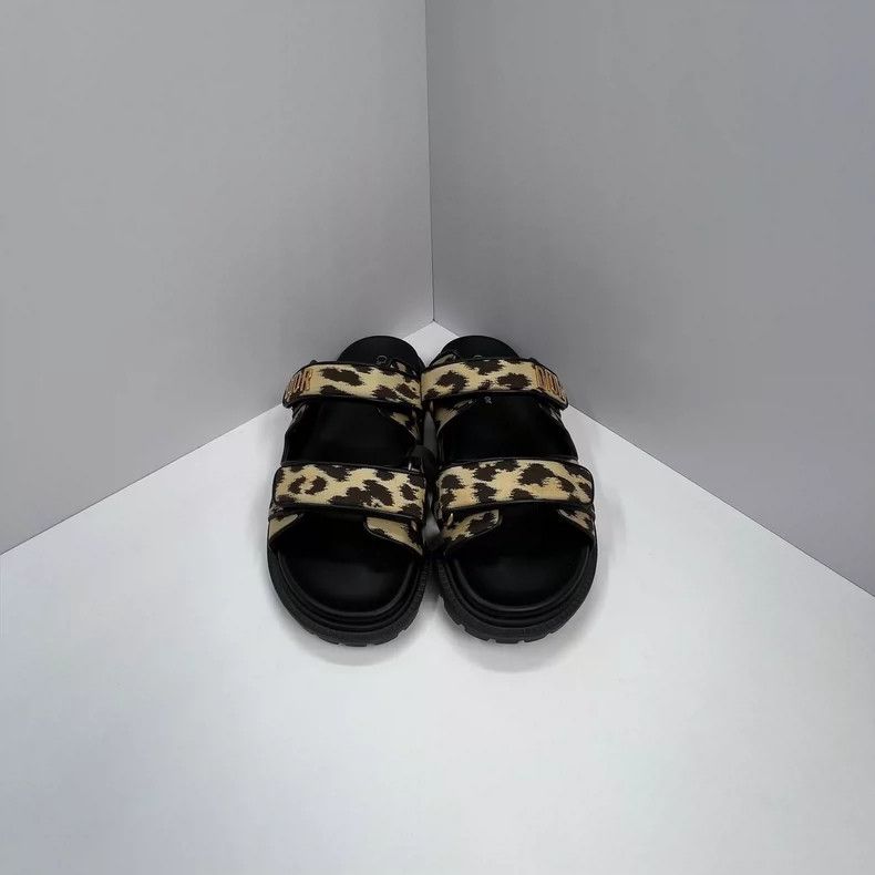 Dior Dior Leopard Print Slides Size 39 Size US 9 / EU 42 - 3 Thumbnail