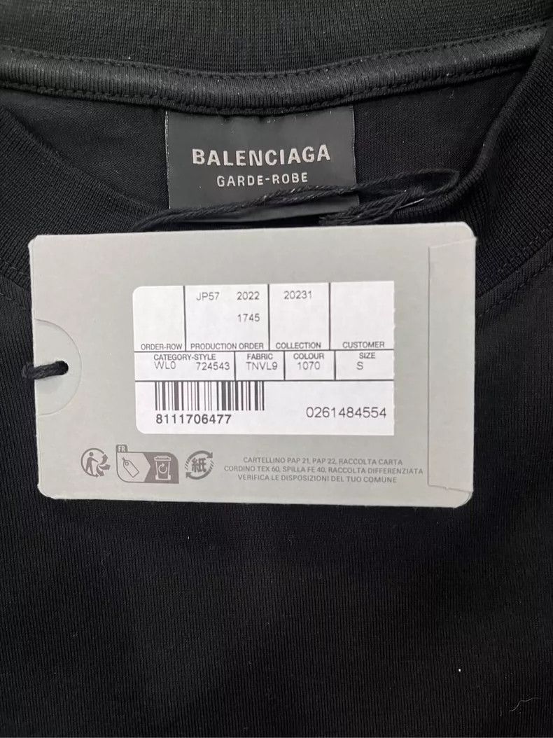 Balenciaga Balenciaga SS23 Logo Print Short Sleeve T-Shirt Size US S / EU 44-46 / 1 - 3 Thumbnail