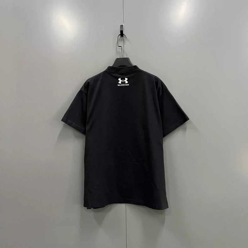 Balenciaga Balenciaga Black Short Sleeve Logo T-Shirt Size US S / EU 44-46 / 1 - 3 Thumbnail