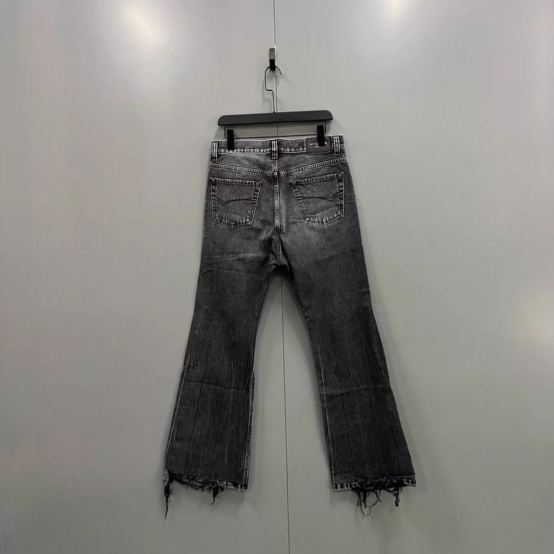 Balenciaga Balenciaga Washed Denim Flared Pants XS Size Size US 26 / EU 42 - 2 Thumbnail