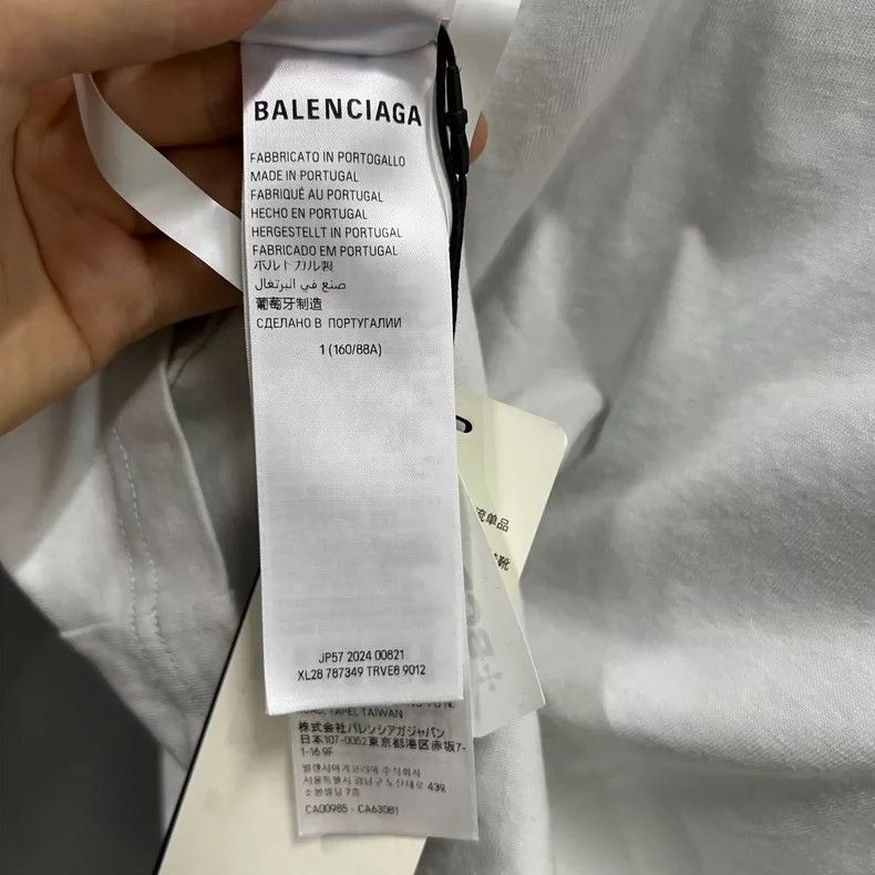 Balenciaga Balenciaga Logo Embroidered Short Sleeve Shirt Size US S / EU 44-46 / 1 - 4 Thumbnail
