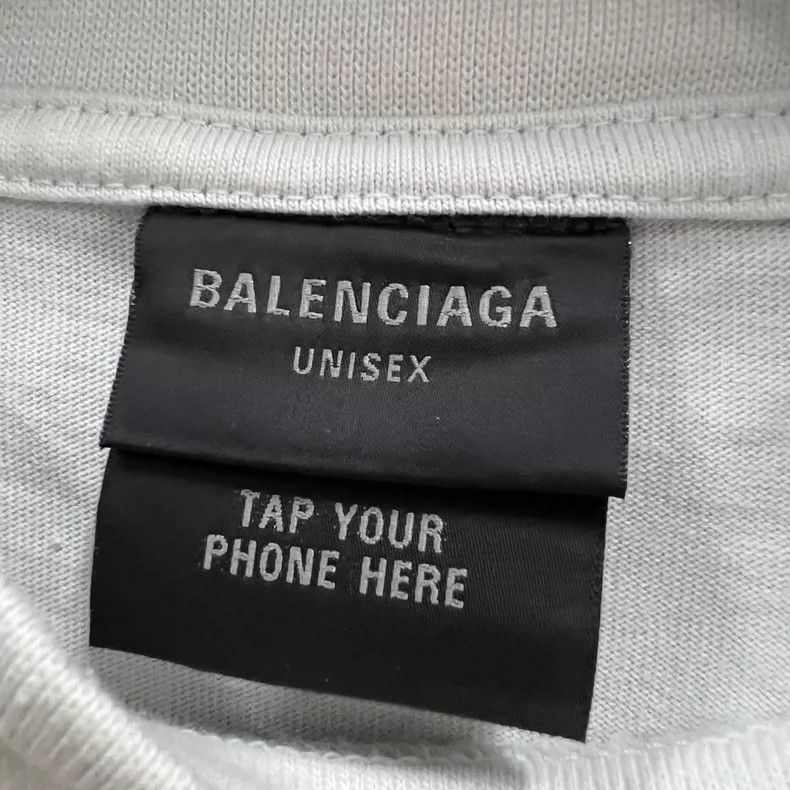 Balenciaga Balenciaga Logo Embroidered Short Sleeve Shirt Size US S / EU 44-46 / 1 - 5 Thumbnail