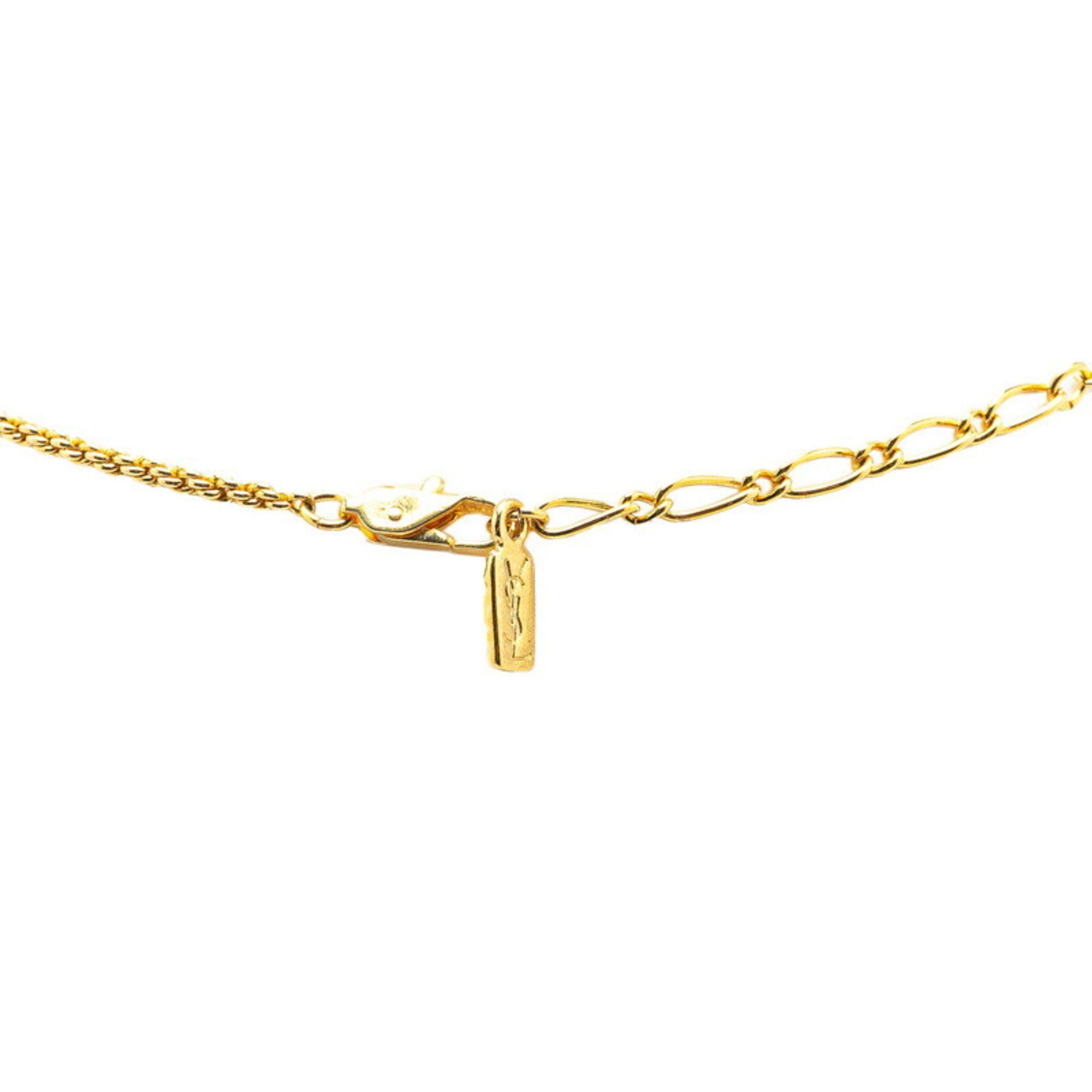 Yves Saint Laurent Saint Laurent Heart motif necklace Size ONE SIZE - 5 Thumbnail