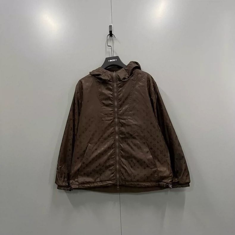 Louis Vuitton Louis Vuitton Brown Monogram Hooded Jacket Size US L / EU 52-54 / 3 - 3 Thumbnail