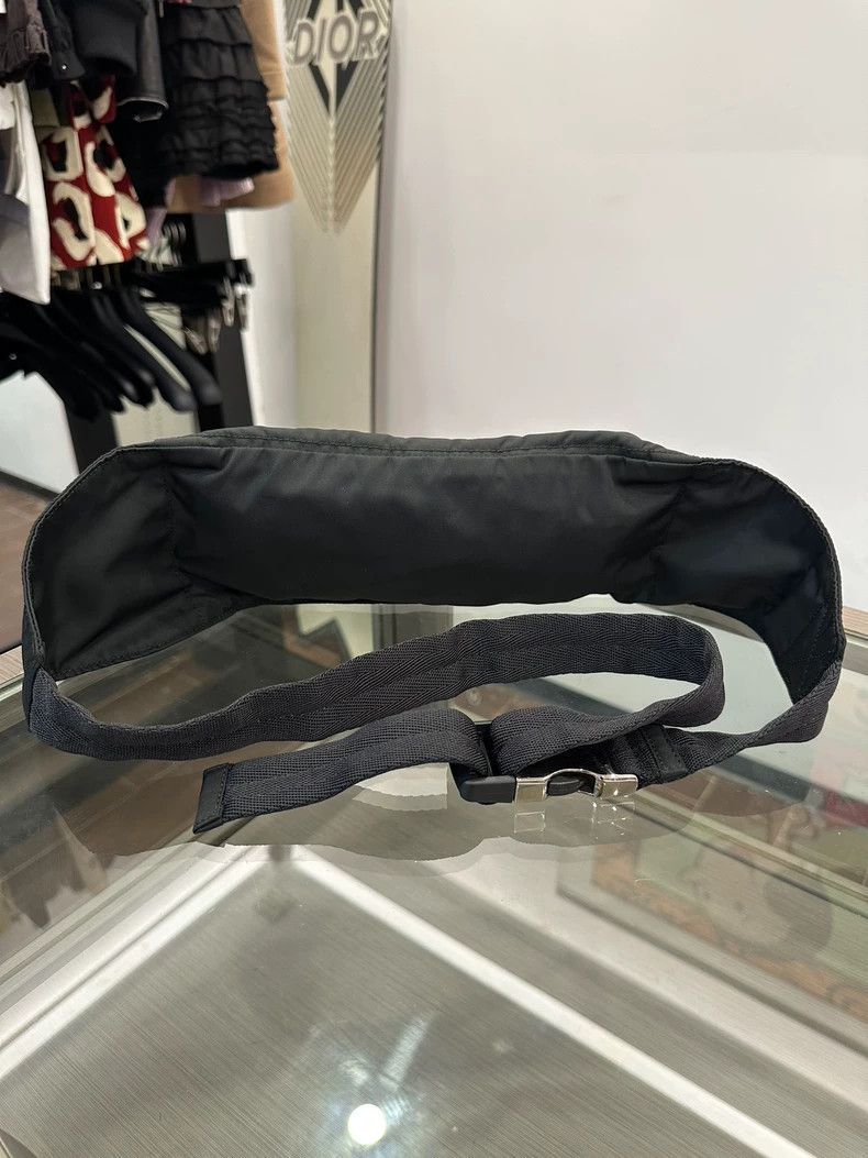 Prada Prada Black Nylon Waist Bag 26cm Genuine Size ONE SIZE - 3 Thumbnail