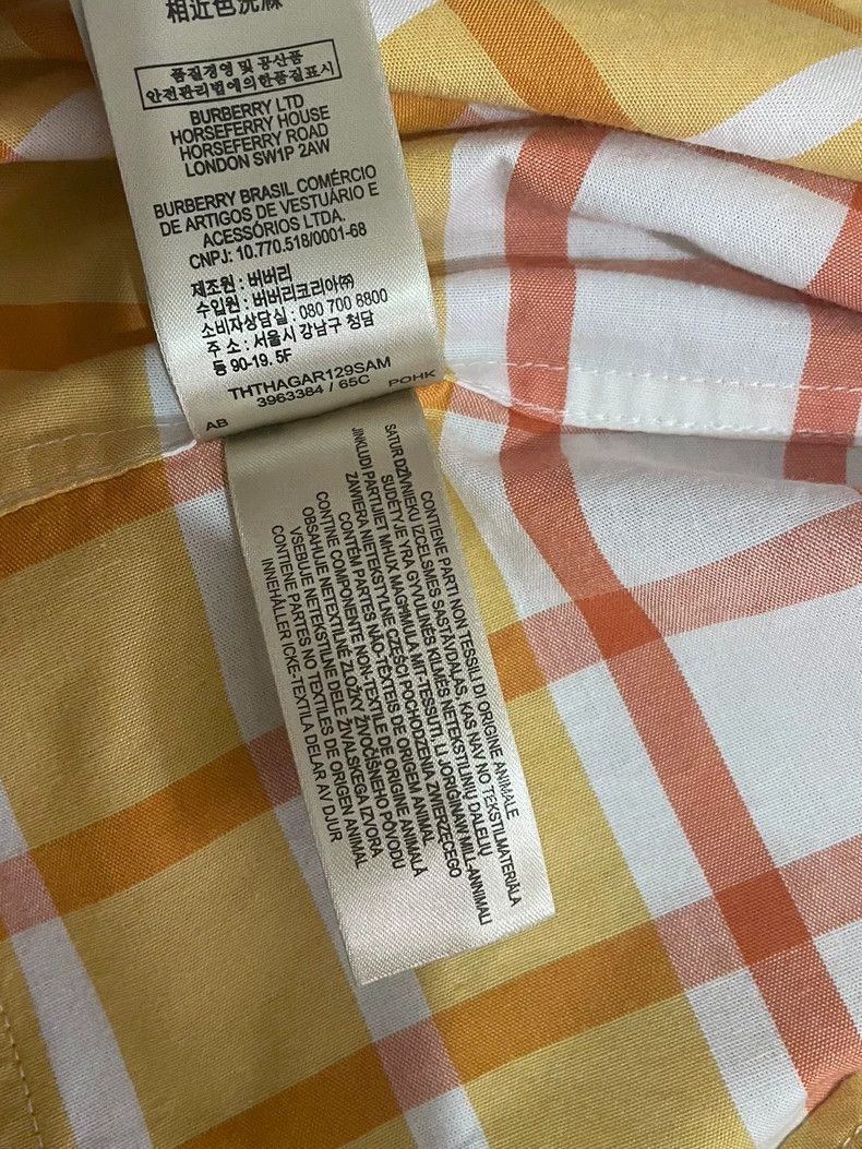 Burberry Burberry Men's Casual Short Sleeve Shirt Size US XL / EU 56 / 4 - 6 Thumbnail
