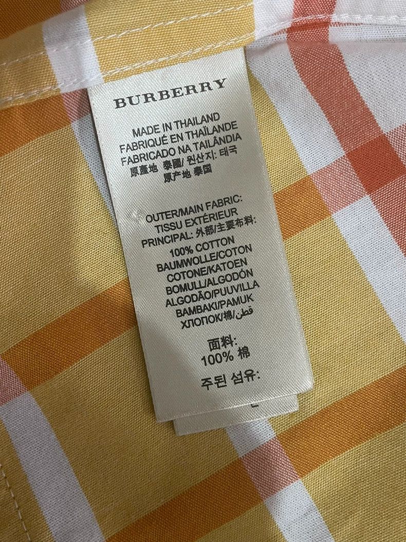 Burberry Burberry Men's Casual Short Sleeve Shirt Size US XL / EU 56 / 4 - 4 Thumbnail