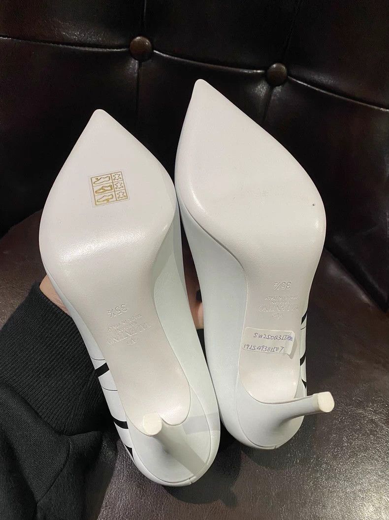 Valentino Valentino Elegant White High Heels Size 35.5 Size US 5.5 / EU 38 - 5 Thumbnail