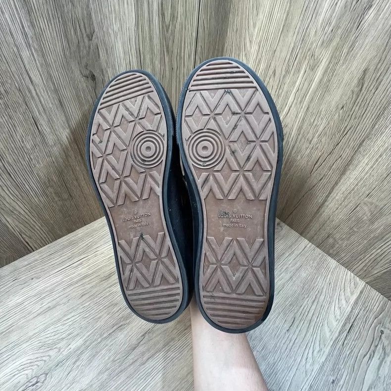 Louis Vuitton Louis Vuitton Black Brown Sneakers Size 41 Size US 9 / EU 42 - 4 Thumbnail