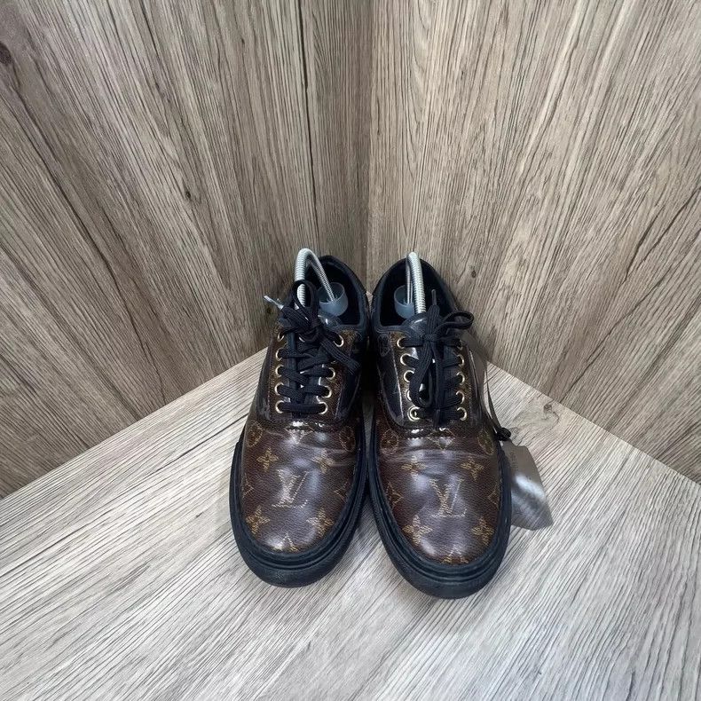 Louis Vuitton Louis Vuitton Black Brown Sneakers Size 41 Size US 9 / EU 42 - 5 Thumbnail