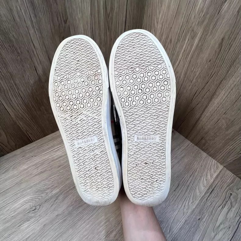 Burberry Burberry Check Canvas Sneakers Size 42 Size US 9 / EU 42 - 5 Thumbnail