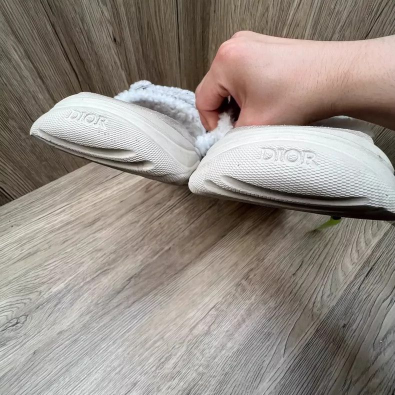 Dior Dior Plush Slip-On Slippers Size 44 Size US 10 / EU 43 - 3 Thumbnail