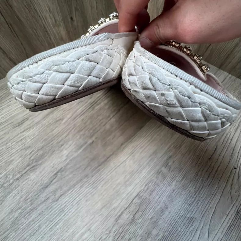 Roger Vivier Roger Vivier White Gem Slide Mule Shoes Size US 8.5 / EU 41-42 - 5 Thumbnail
