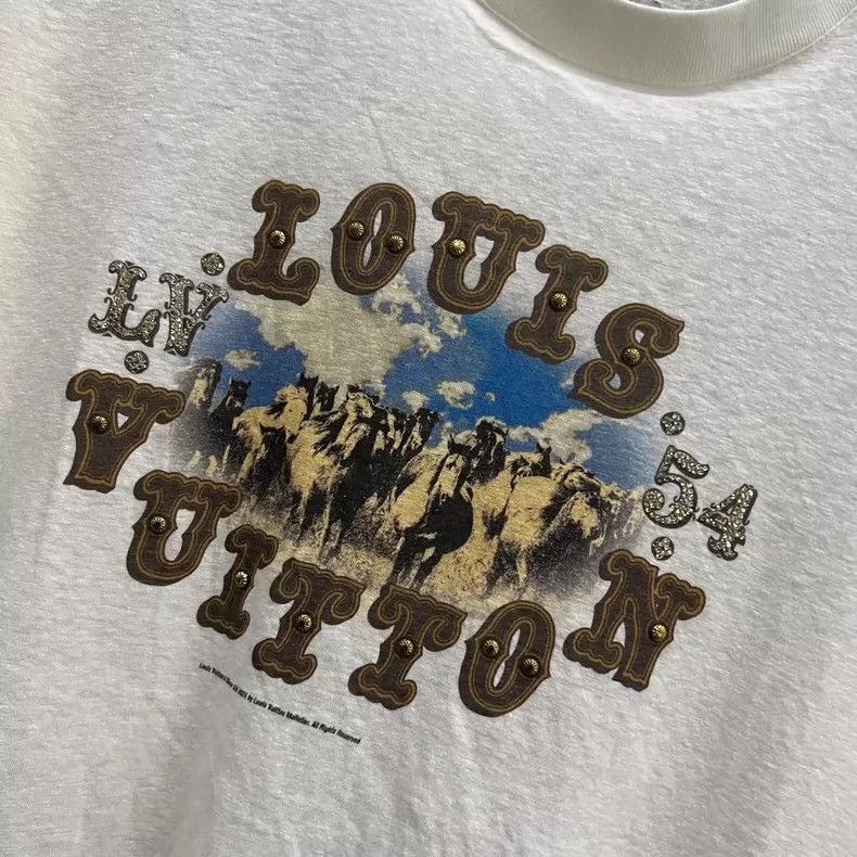 Louis Vuitton Louis Vuitton Cowboy Series Short Sleeve T-Shirt Size US M / EU 48-50 / 2 - 6 Thumbnail