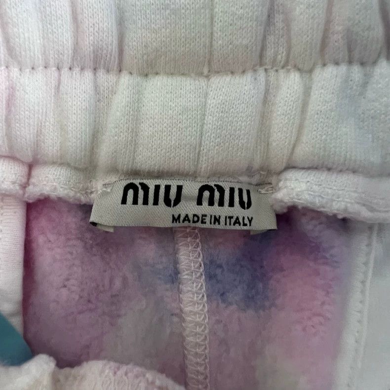 Prada Miu Miu Tie-Dye Colorful Sweatpants 40 Size Size US 40 / EU 56 - 4 Thumbnail