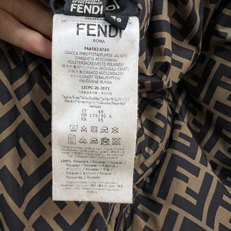Fendi FENDI Double-Sided Logo Down Jacket Size US L / EU 52-54 / 3 - 5 Thumbnail