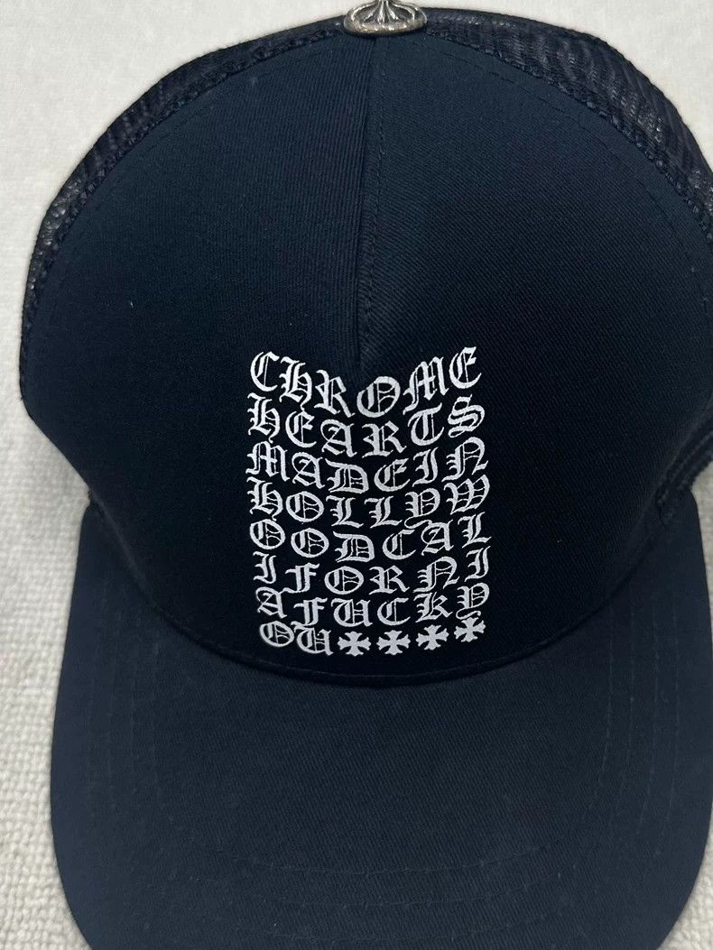 Chrome Hearts Chrome Hearts Baseball Cap with Asian Design Size ONE SIZE - 2 Thumbnail
