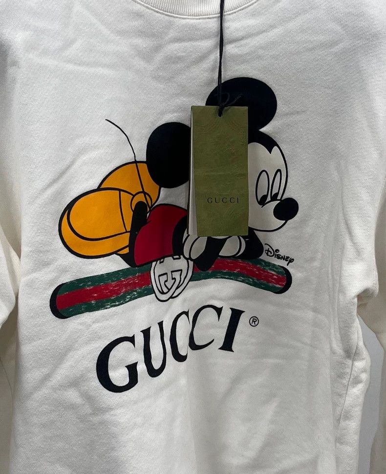 Gucci GUCCI Disney Mickey Mouse Graphic Sweatshirt Size US S / EU 44-46 / 1 - 2 Thumbnail