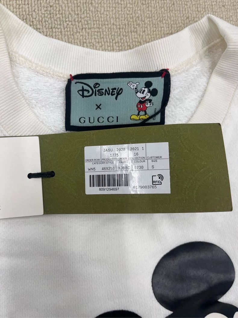 Gucci GUCCI Disney Mickey Mouse Graphic Sweatshirt Size US S / EU 44-46 / 1 - 4 Thumbnail