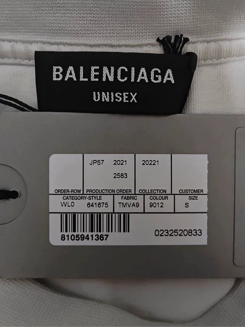 Balenciaga Balenciaga Batwing Embroidered Vintage Short Sleeve T-Shirt Size US S / EU 44-46 / 1 - 4 Thumbnail