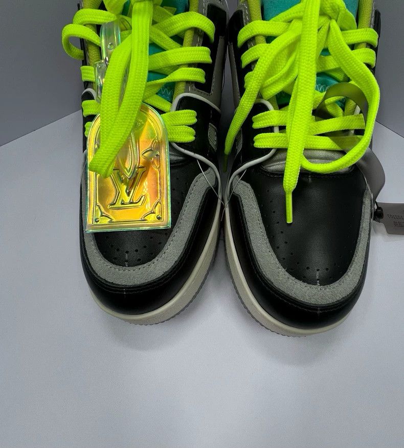 Louis Vuitton LV Trainer Sneakers in Blue and Black Color Size US 8.5 / EU 41-42 - 3 Thumbnail