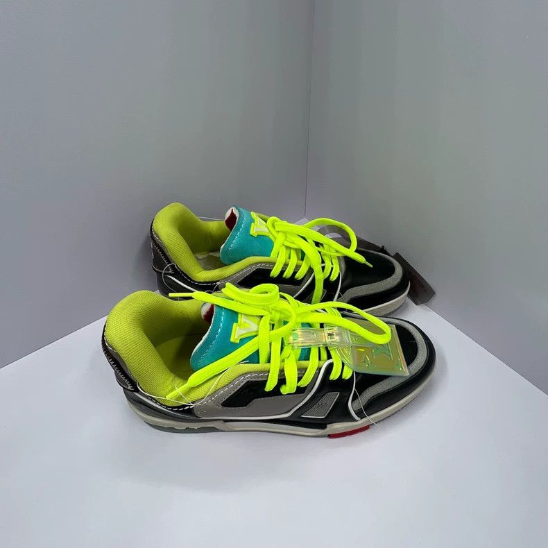 Louis Vuitton LV Trainer Sneakers in Blue and Black Color Size US 8.5 / EU 41-42 - 5 Thumbnail