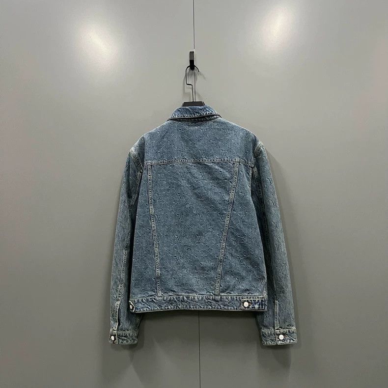 Louis Vuitton Louis Vuitton Denim Jacket with Floral Design Size US L / EU 52-54 / 3 - 2 Thumbnail