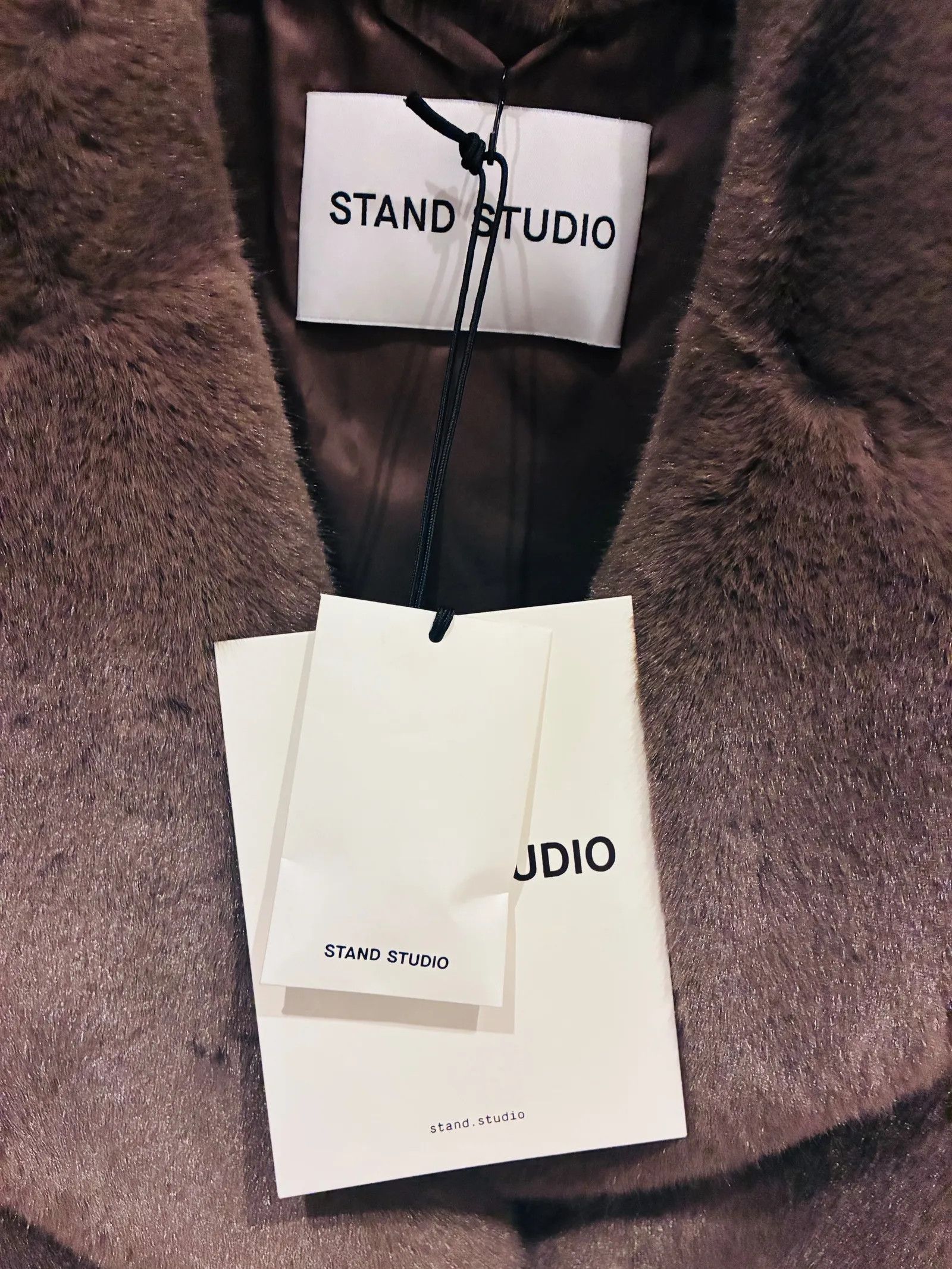 STAND STUDIO Stand Studio Camille Cocoon Coat - Mole Brown Coat Size M / US 6-8 / IT 42-44 - 3 Thumbnail