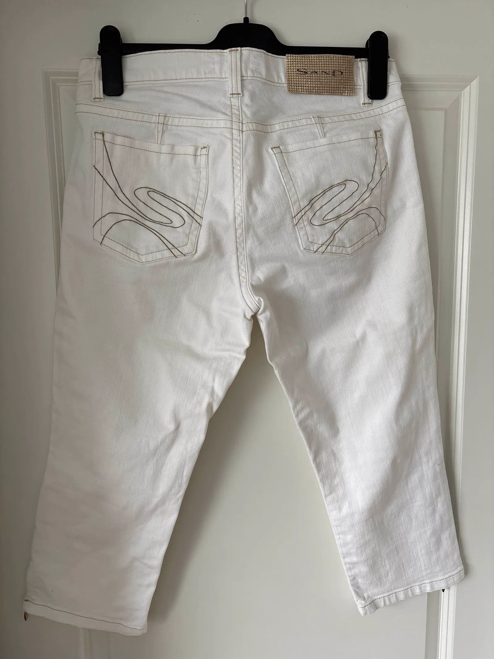 SAND Sand Sabrina Zip Crop Pants Size 24" / US 00 / IT 34 - 4 Thumbnail