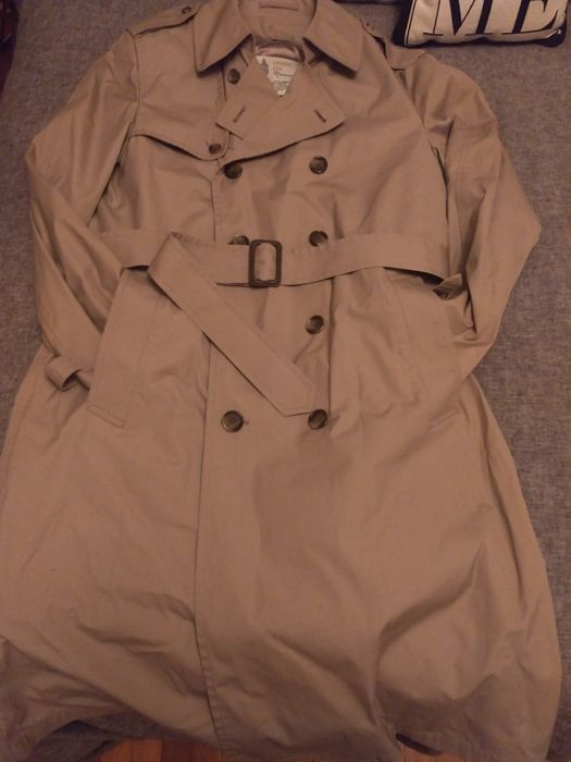 London Fog Plymouth Double Breasted Trench Coat with Double Gun Flap ...