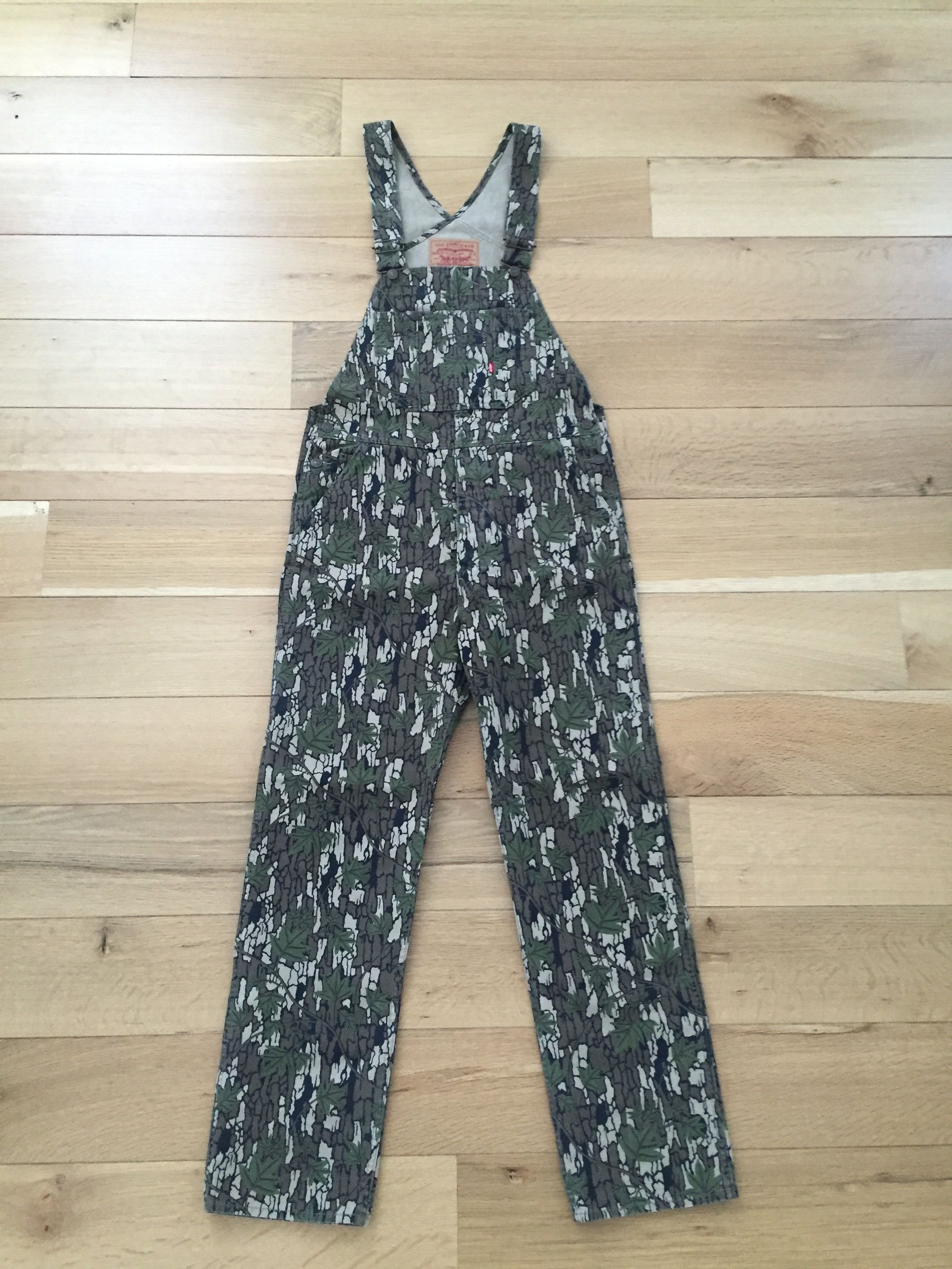 Supreme Supreme/Levis Camouflage Canvas Overalls | Grailed