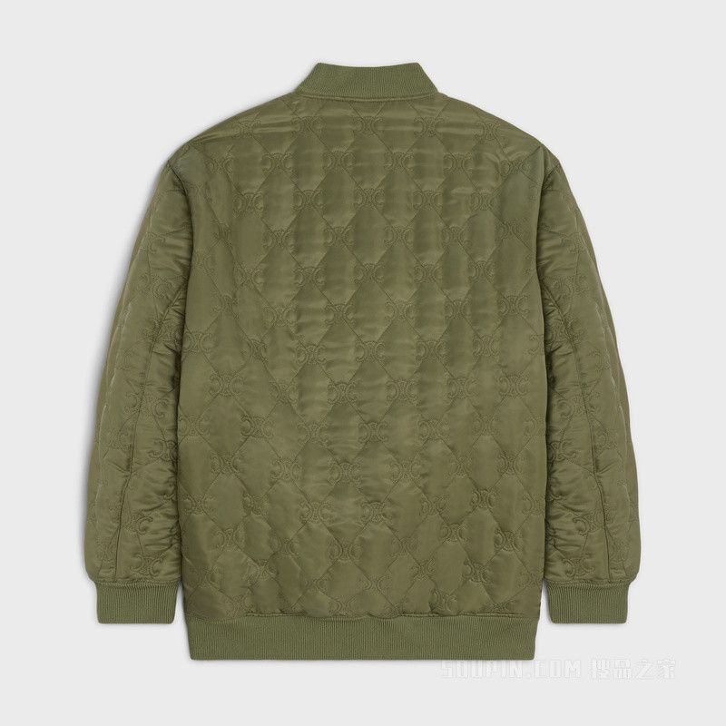 Celine oversized triomphe teddy jacket in nylon twill Size S / US 4 / IT 40 - 2 Thumbnail