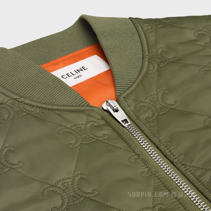 Celine oversized triomphe teddy jacket in nylon twill Size M / US 6-8 / IT 42-44 - 3 Thumbnail