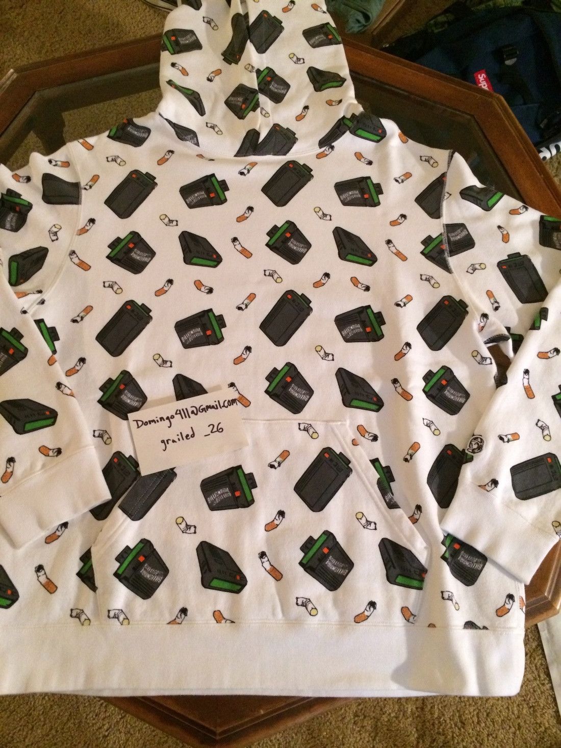 bbc beepers and cigarettes Billionaire Boys Club BBC beepers and cigs hoodie