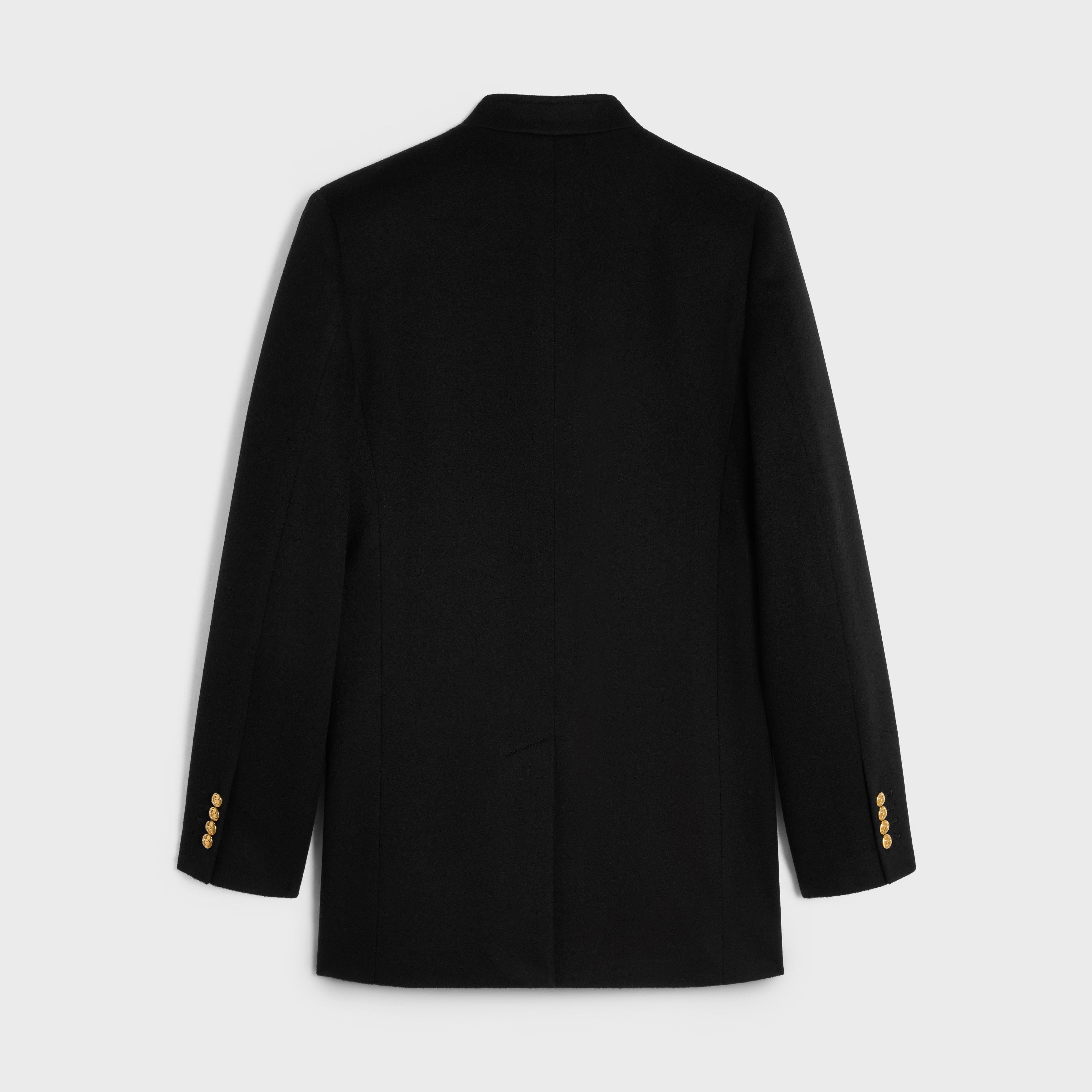 military coat in wool cloth