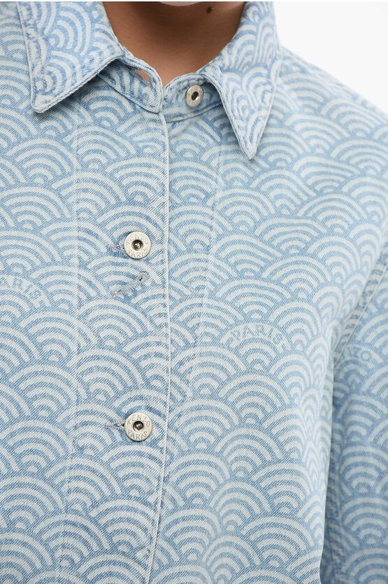Seigaiha Denim Shirt